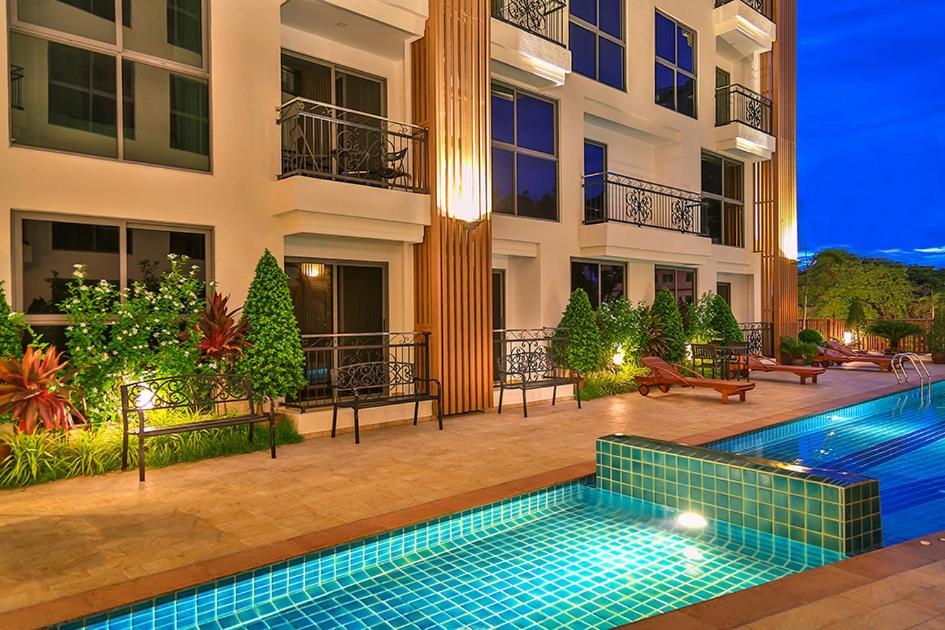 City Garden Pratumnak Condominium In Cosy Beach バーンラムン エクステリア 写真