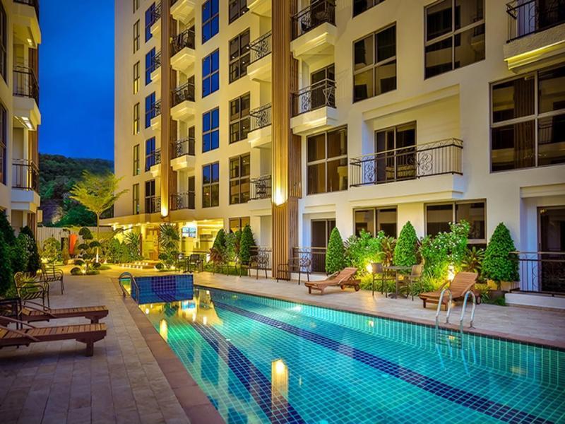 City Garden Pratumnak Condominium In Cosy Beach バーンラムン エクステリア 写真